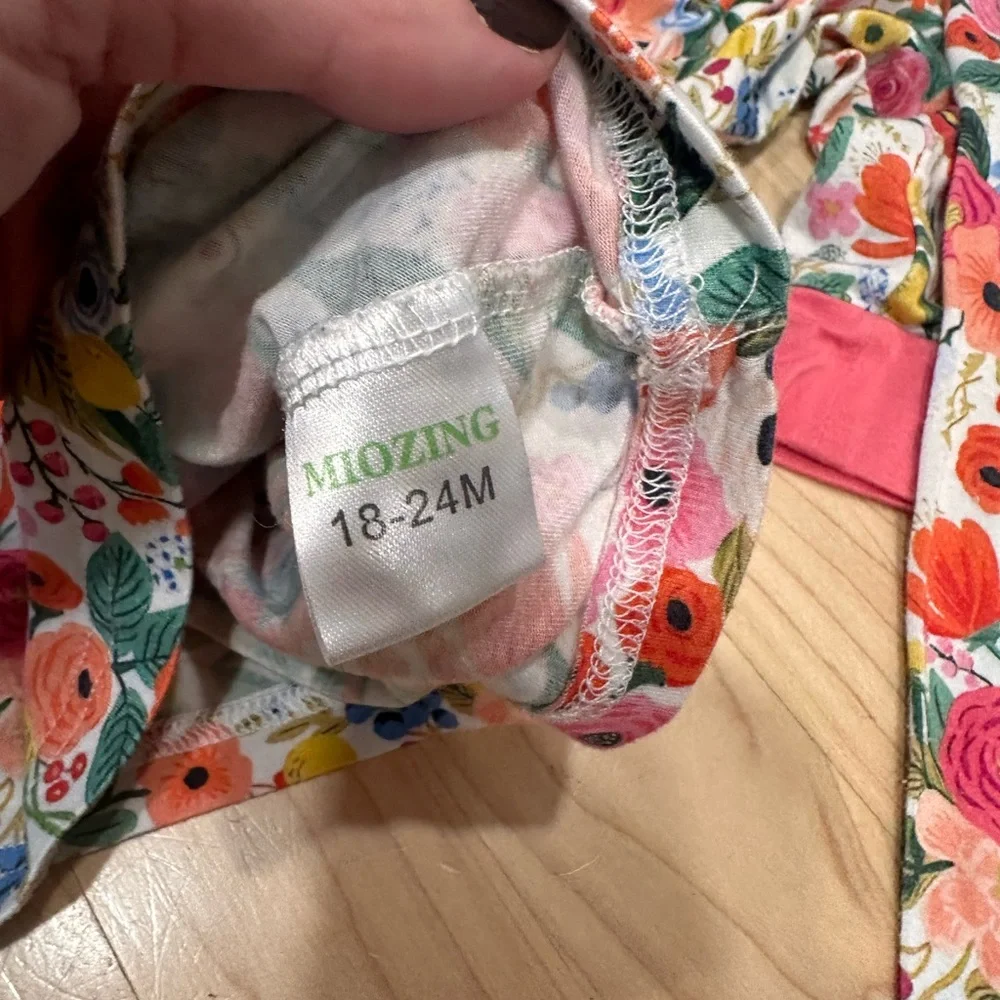 Floral Kids Pajamas Set